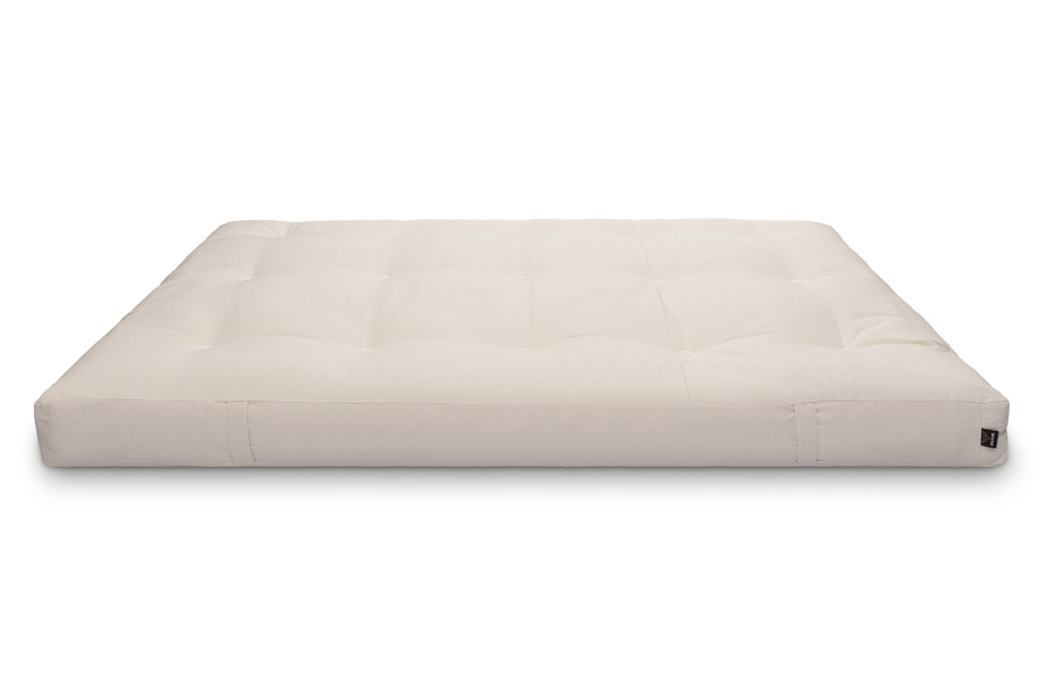 Futon Mattress 140x200 with latex - Comfort Trio Latex Wool - Pascall Ecru