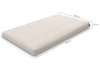 Futon Mattress 120x200 with wool, latex and 2x coconut - Comfort Wool Hard - Pascall Grey