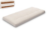 Futon Mattress 90x200 with wool, latex and 2x coconut - Comfort Wool Hard - Pascall Ecru