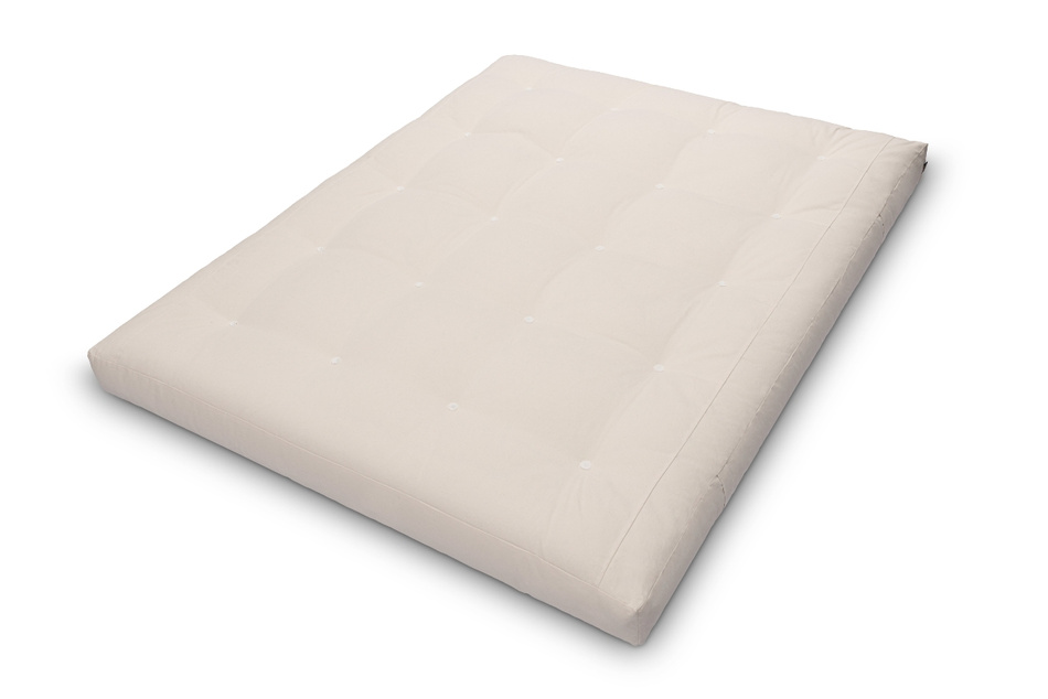 Futon Mattress 160x200 with latex and 2x coconut - Comfort Relax Hard - Pascall Ecru