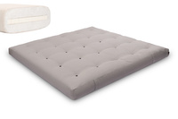 Futon Mattress 200x200 with latex - Medium Latex - Pascall Grey