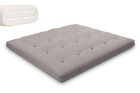 Futon Mattress 180x200 with latex - Medium Duo Latex - Pascall Grey