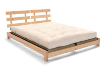 Wooden Bed 140x200 - Aisha Classic Natura Tatami - Pascall