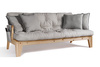 Sofa bed 200 cm - Sakura - Pascall Futon Light Grey