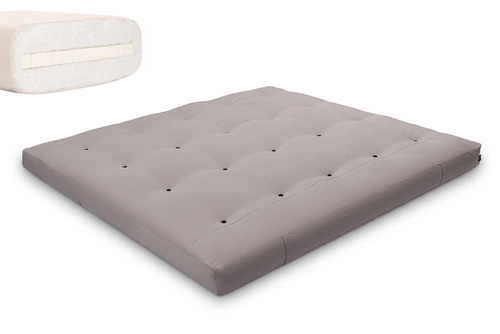 Grey \ Non-woven cotton + 3 cm latex layer \ 180x200 cm