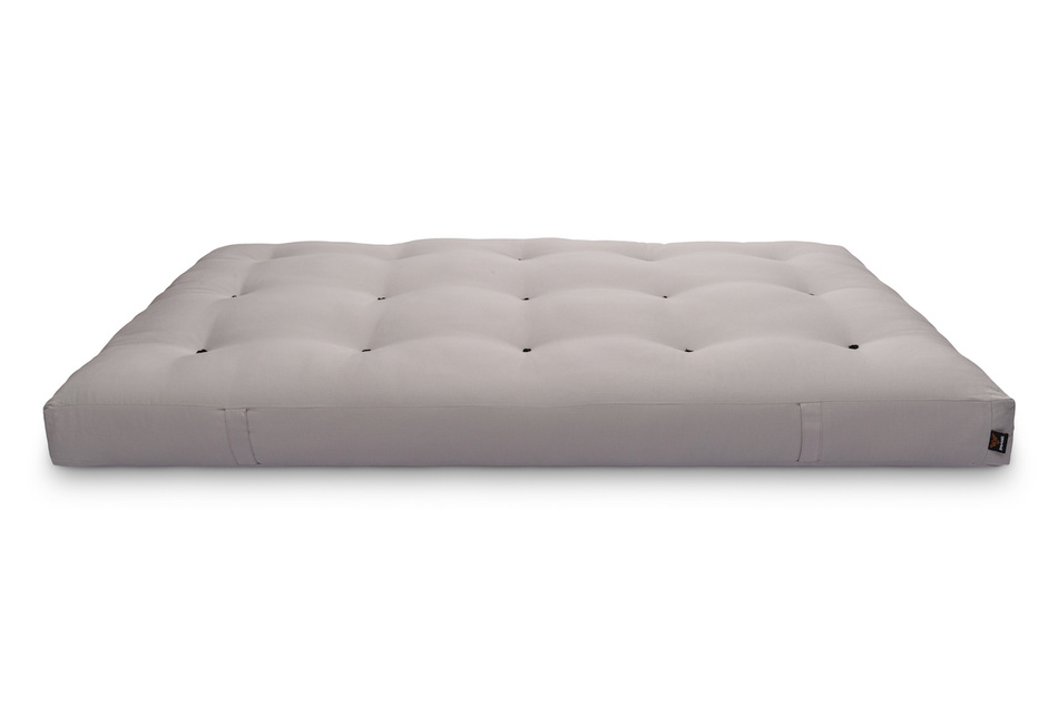 Futon Mattress 120x200 with wool, coconut and 2x latex - Comfort Wool - Pascall Grey