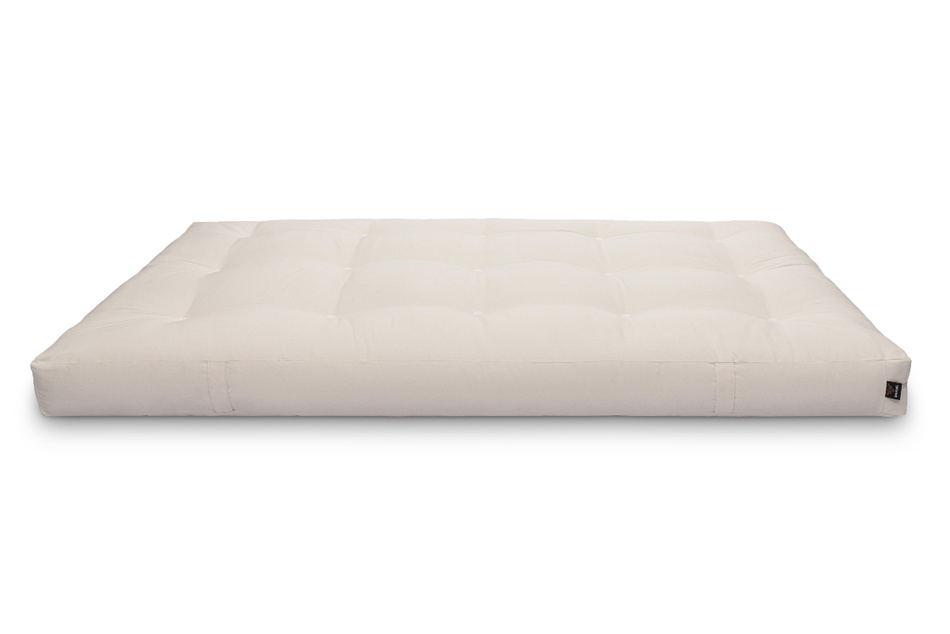 Futon Mattress 120x200 with wool, coconut and 2x latex - Comfort Wool - Pascall Ecru