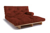 Sofa Bed Futon 160x200 - Slim Exclusive Classic - Pascall Brick