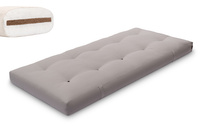 Futon Mattress 90x200 with coconut - Medium Coco - Pascall Grey