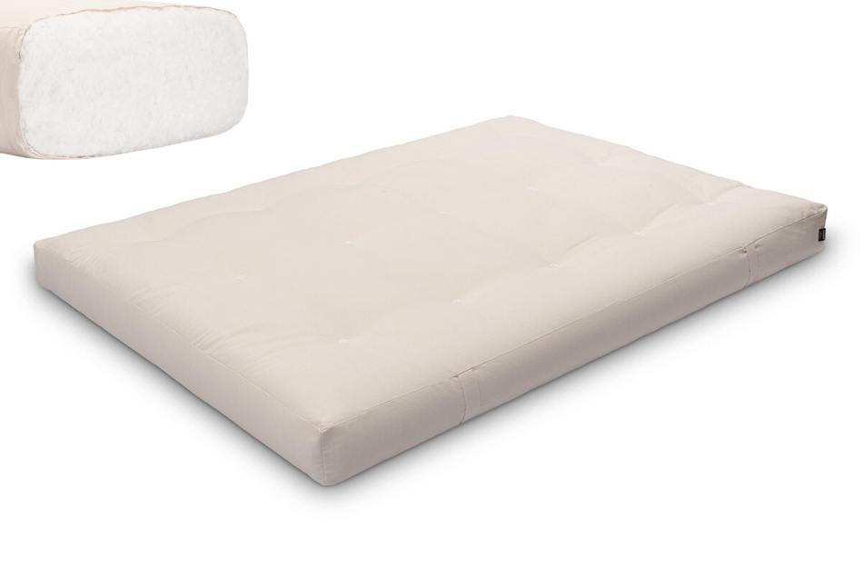 Futon Mattress 140x200 - Comfort Natural - Pascall Ecru