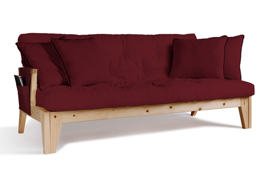 Sofa bed 200 cm - Sakura - Pascall Futon Burgundy