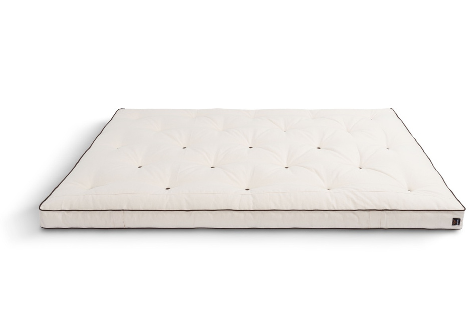 Futon Mattress 200x200 with latex - Slim Duo Latex - Pascall Kedro Ecru
