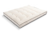 Futon Mattress 200x200 with latex - Medium Latex - Pascall Kedro Ecru