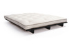 Sofa Bed Futon 160x200 - Slim Exclusive Black - Pascall Kedro Linen