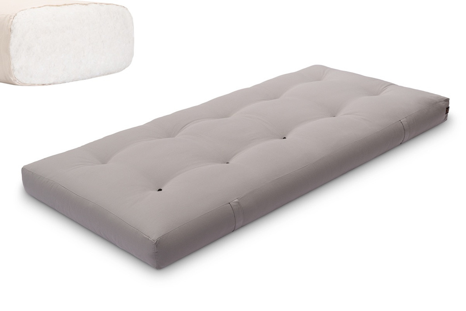 Futon Mattress 90x200 - Comfort Natural - Pascall Grey