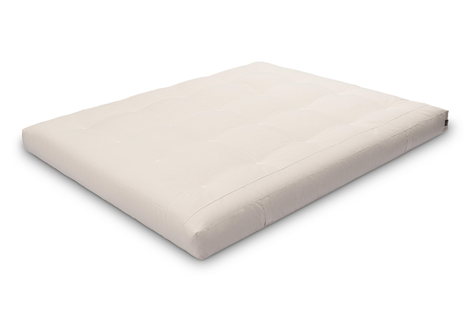 Futon Mattress 160x200 with latex and 2x coconut - Comfort Relax Hard - Pascall Ecru
