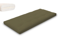 Futon Mattress 90x200 with latex - Slim Latex - Pascall Khaki