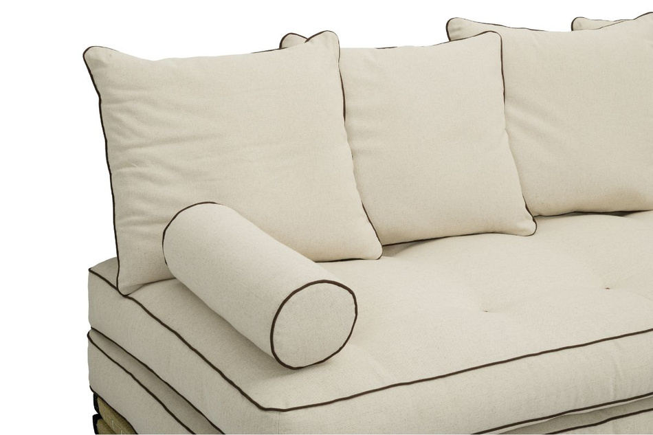 Corner Sofa Tatami Medium Duo Latex Kedro 80x200 - Pascall Futon Linen