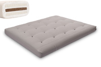 Futon Mattress 160x200 with coconut and 2x latex - Comfort Relax - Pascall Grey