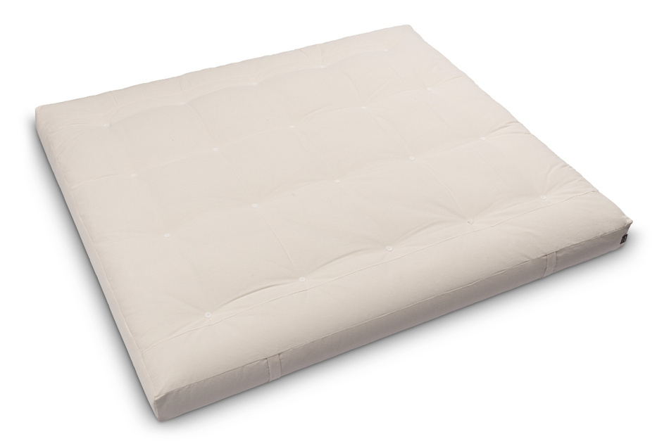 Futon Mattress 180x200 with latex and 2x coconut - Comfort Relax Hard - Pascall Ecru