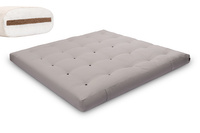 Futon Mattress 200x200 with coconut - Medium Coco - Pascall Grey