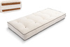 Futon Mattress 90x200 with wool, latex and 2x coconut - Comfort Wool Hard - Pascall Kedro Ecru