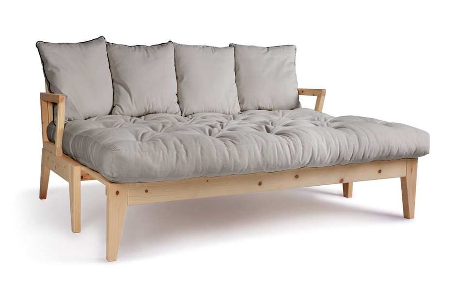 Sofa bed 200 cm - Sakura - Pascall Futon Light Grey