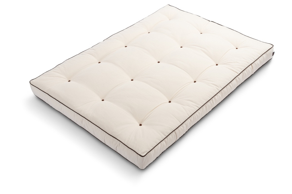 Futon Mattress 140x200 with coconut - Medium Duo Coco - Pascall Kedro Ecru