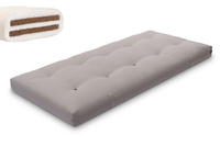 Futon Mattress 90x200 with coconut - Medium Duo Coco - Pascall Grey