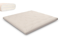 Futon Mattress 200x200 with latex - Slim Duo Latex - Pascall Ecru