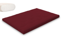 Futon Mattress 140x200 - Slim Natural - Pascall Burgundy