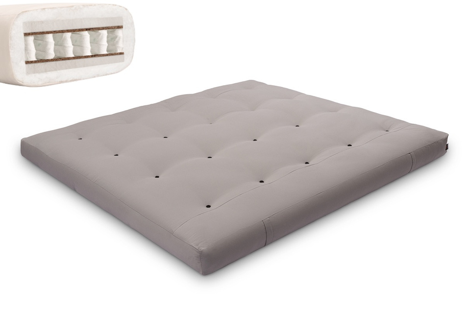 Futon Mattress 180x200 - Hybrid Pocket H4 - Pascall Grey