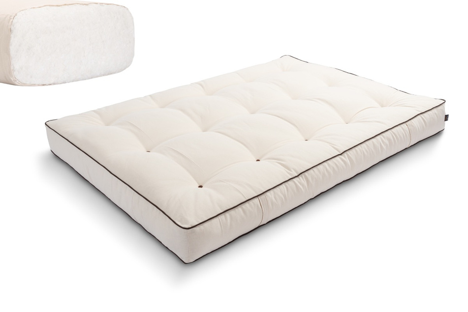 Futon Mattress 140x200 - Comfort Natural - Pascall Kedro Ecru