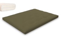 Futon Mattress 160x200 with latex - Slim Duo Latex - Pascall Khaki