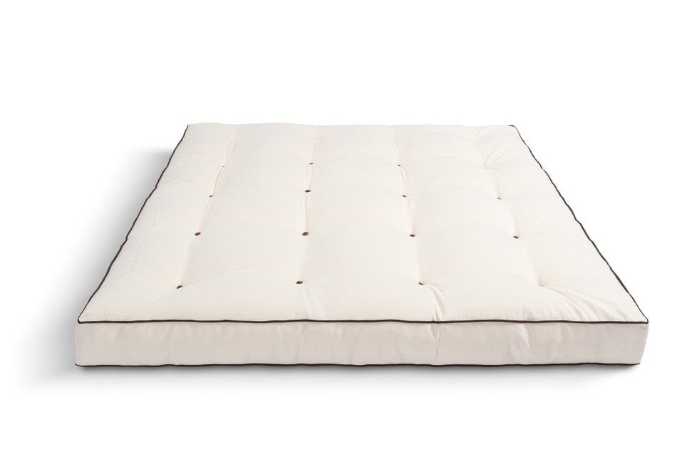 Futon Mattress 200x200 with latex - Medium Latex - Pascall Kedro Ecru