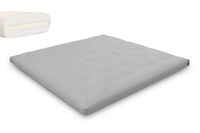 Futon Mattress 200x200 with latex - Slim Latex - Pascall Light Grey