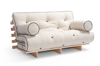 Sofa Bed Futon 120x200 - Slim Basic Classic - Pascall Kedro Linen