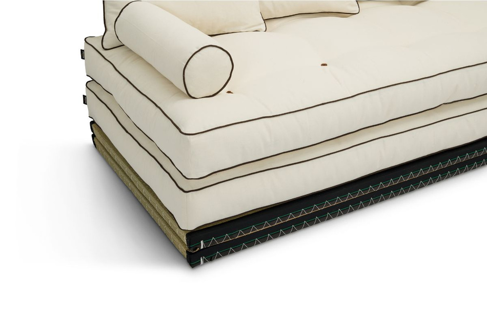 Sofa Tatami Medium Duo Coco Kedro 90x200 - Pascall Futon Ecru