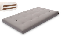 Futon Mattress 120x200 with coconut - Medium Duo Coco - Pascall Grey