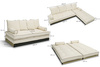 Corner Sofa Tatami Medium Coco Kedro 80x200 - Pascall Futon Ecru