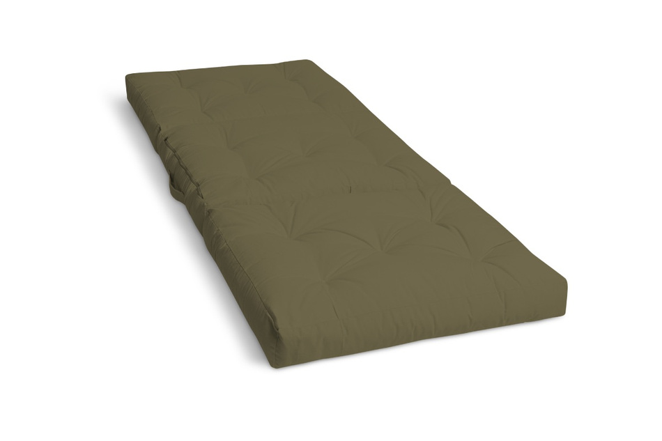 Futon Folding Mattress 90x200 with latex - Flex Latex - Pascall Khaki