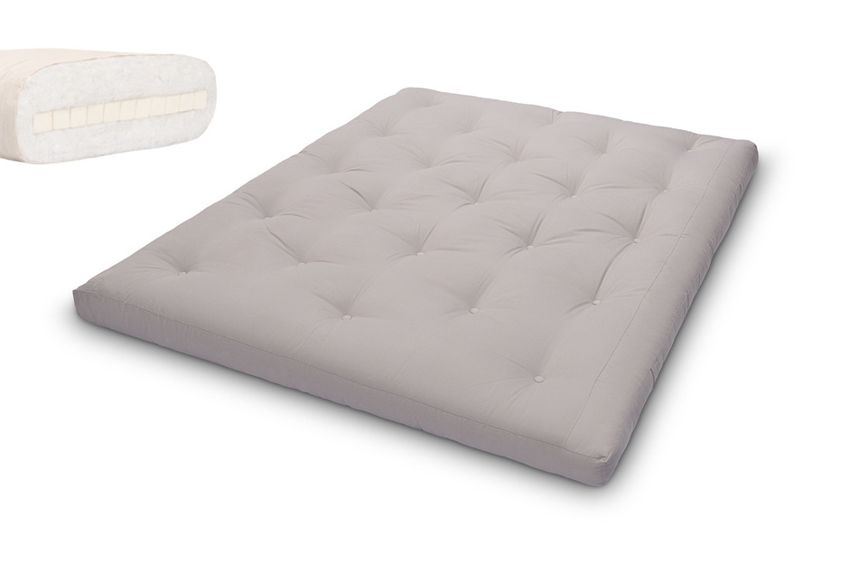 Futon Mattress 160x200 with latex - Slim Latex - Pascall Grey