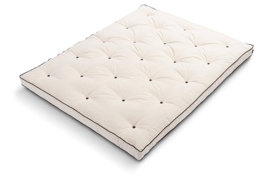 Futon Mattress 200x200 with latex - Slim Duo Latex - Pascall Kedro Ecru
