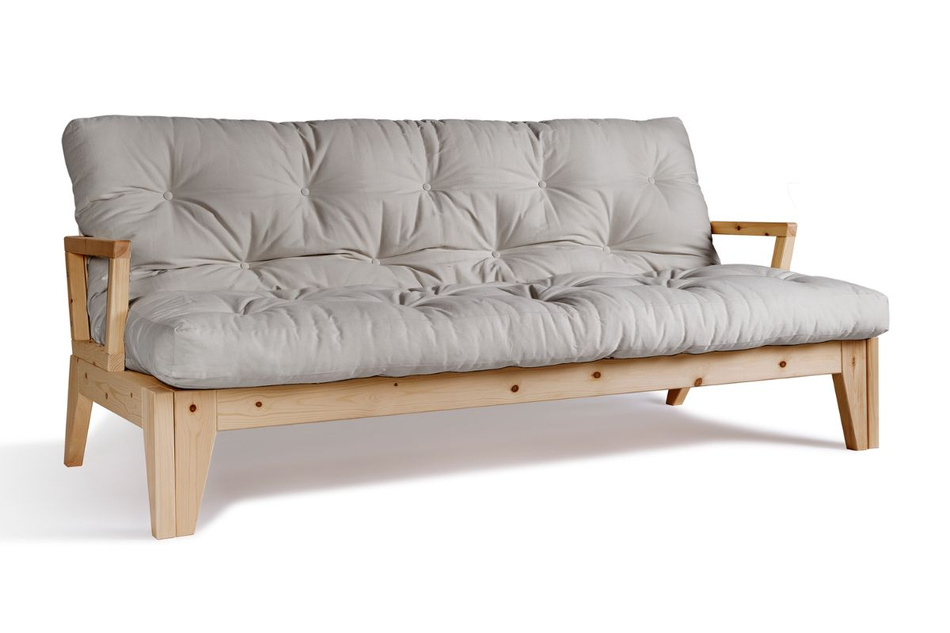 Sofa bed 200 cm - Sakura - Pascall Futon Light Grey