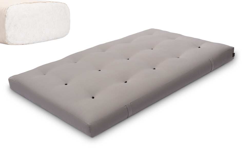 Futon Mattress 120x200 - Comfort Natural - Pascall Grey