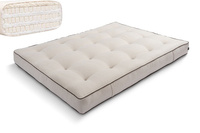 Futon Mattress 200x200 with latex - Comfort Trio Latex Wool - Pascall Kedro Linen