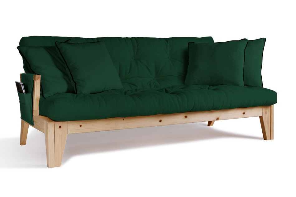 Sofa bed 200 cm - Sakura - Pascall Futon Bottle Green