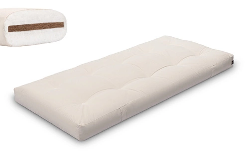 Ecru \ Non-woven cotton + 3 cm coconut layer \ 90x200 cm