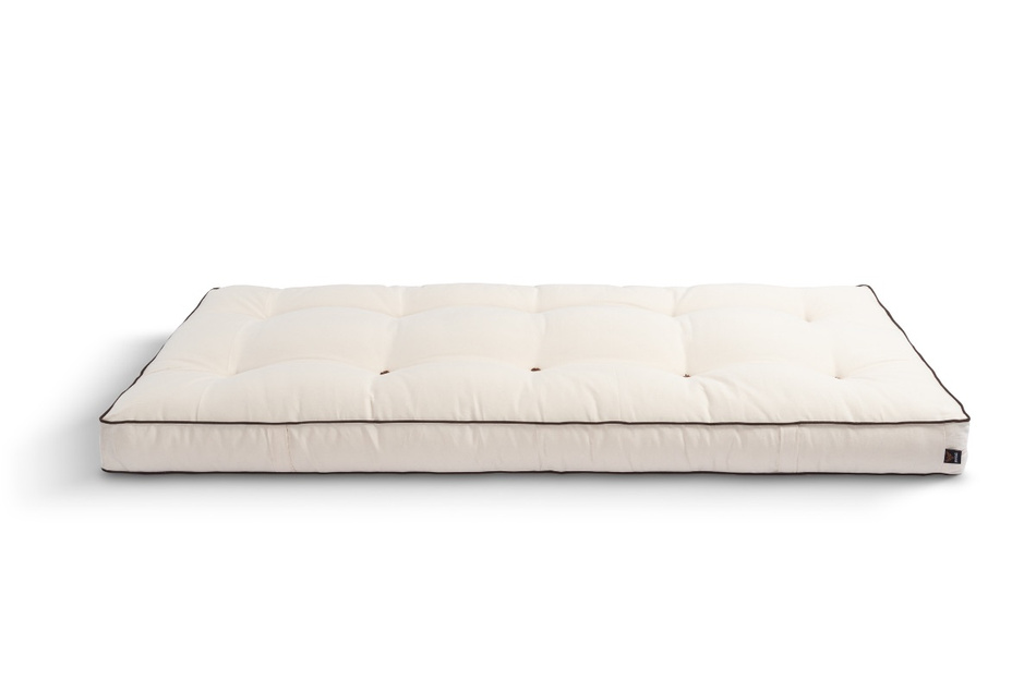 Futon Mattress 90x200 with coconut - Medium Duo Coco - Pascall Kedro Ecru