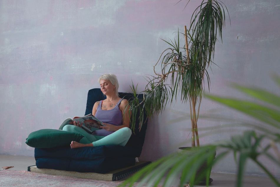 Futon Folding Mattress 80x200 - Flex Natural - Pascall Burgundy